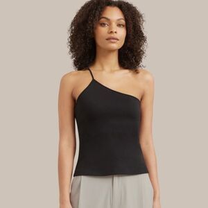 Modern Citizen  Tatiana Thin Strap One-Shoulder Top | Size S